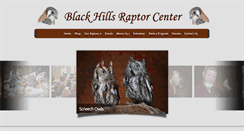 Desktop Screenshot of blackhillsraptorcenter.org